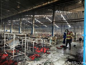 Pabrik Garmen di Magelang Kebakaran, Karyawan Diliburkan