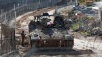 Penampakan Tank-tank Israel di Perbatasan Suriah
