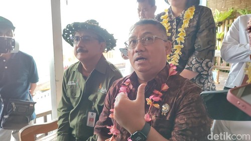 Plt Deputi Bidang Pengembangan Destinasi dan Infrastruktur Kementerian Pariwisata Hariyanto saat ditemui detikBali di DTW Jatiluwih, Senin (9/12/2024). (Ahmad Firizqi Irwan)