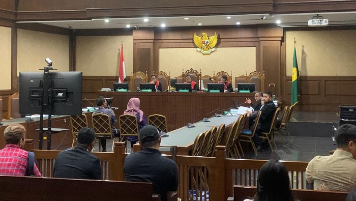 Sidang kasus suap eks panitera PN Jaktim (Mulia/detikcom)