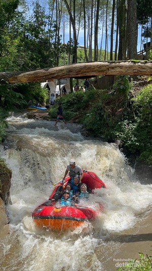Wisata Uji Adrenalin Pangalengan, Rafting di Situ Cileunca