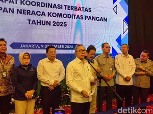 Zulhas Sebut RI Setop Impor Beras hingga Gula Konsumsi 2025