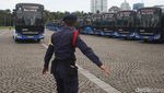 200 Bus Listrik Baru Dipamerkan di Monas