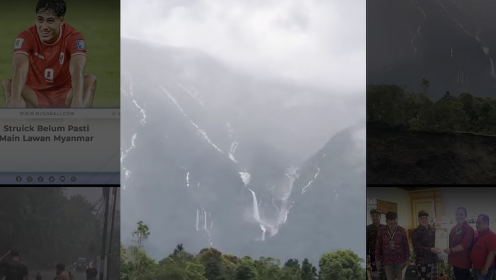 Air terjun bermunculan di Gunung Agung Bali
