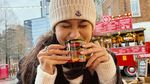 Azizah Salsha Jajan di Korea hingga Ngopi di Inggris