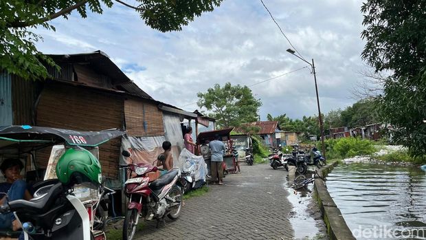 Banjir di Kecamatan Panakkukang, Kota Makassar.