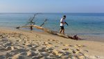 Eksotisme Pantai Kampa di Konkep yang Berpasir Putih