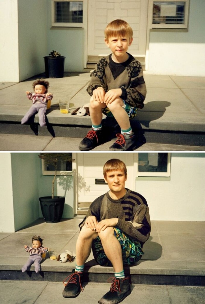 Foto Netizen Dulu dan Sekarang