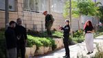 Kerusakan Akibat Drone Meledak di Gedung Israel