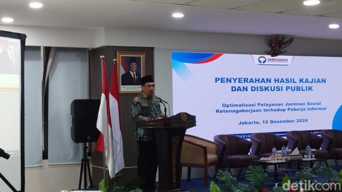 Ketua Ombudsman RI Mokhammad Najih. (Maulana/detikcom)