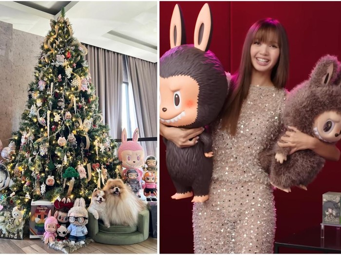 Lisa BLACKPINK Hias Rumah dengan Pohon Natal Serba Labubu, Bikin Tren Baru