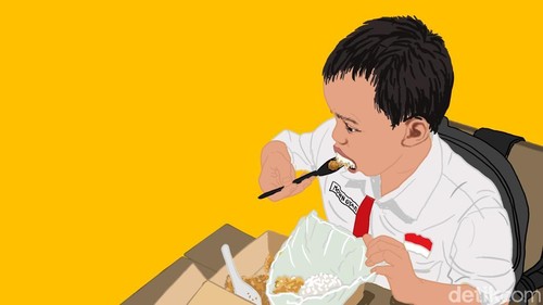 Ilustrasi Makan Bergizi Gratis