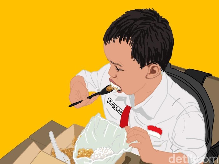 Ilustrasi Makan Bergizi Gratis