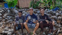 Bahkan demi memenuhi target produksi, Hasan harus mencari pasokan limbah kelapa hingga keluar Lumajang. Diantaranya ke Kabupaten Malang dan kota-kota di Pulau Sumatera.
