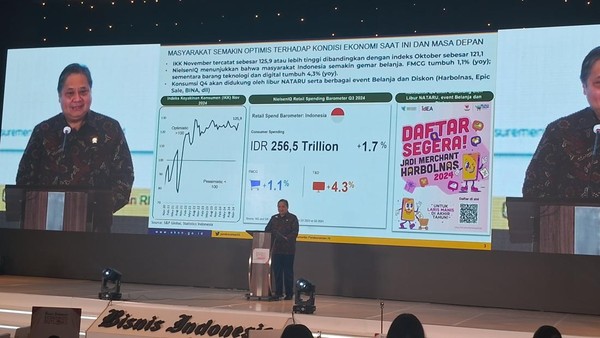 Airlangga Sebut Masyarakat Optimistis dengan Kondisi Ekonomi RI