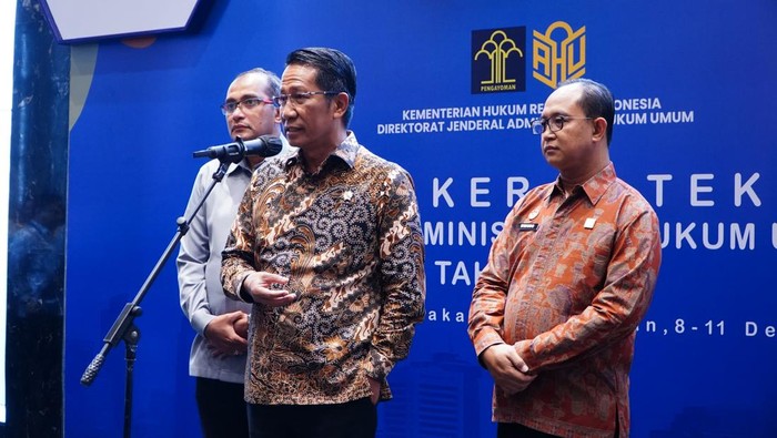 Menteri Hukum Supratman Andi Agtas