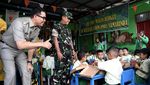 Momen Siswa TK di Samarinda Ikuti Uji Coba Makan Bergizi Gratis