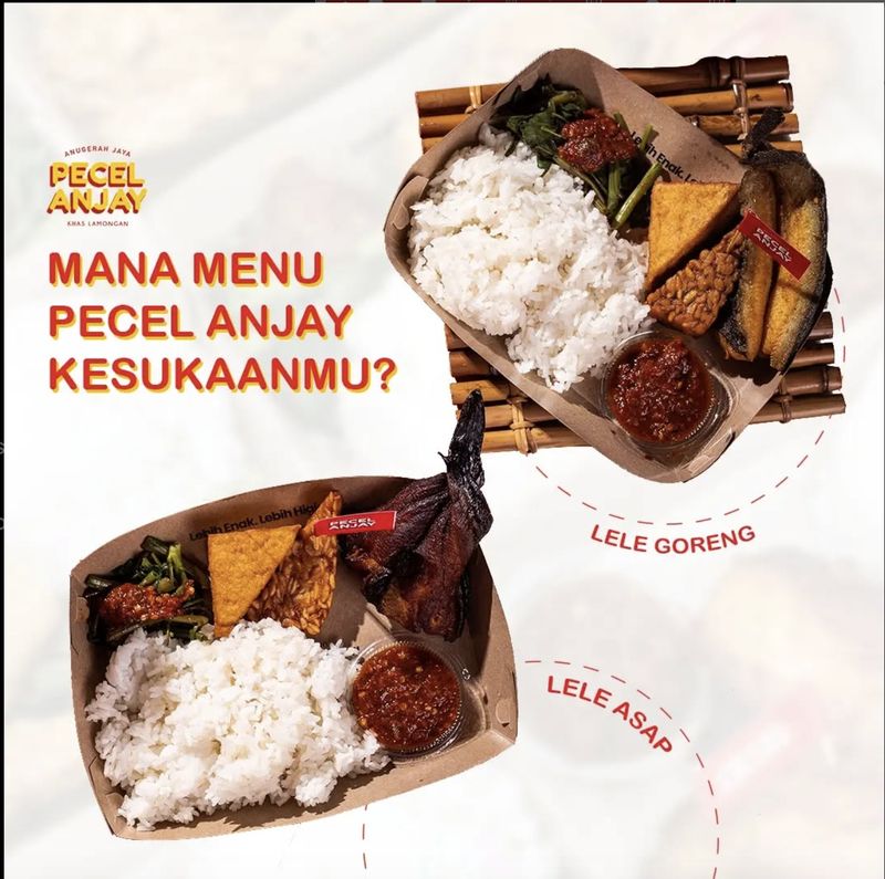 Pecel Lele Anjay bisa disambangi jika kamu mau menikmati comfort food pecel lele goreng atau ayam goreng enak.