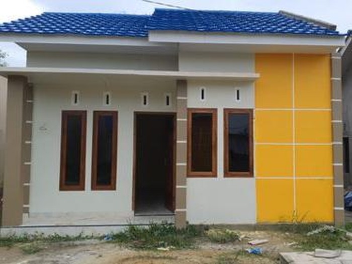 Penampakan rumah di Perumahan Belitung Hijau 4