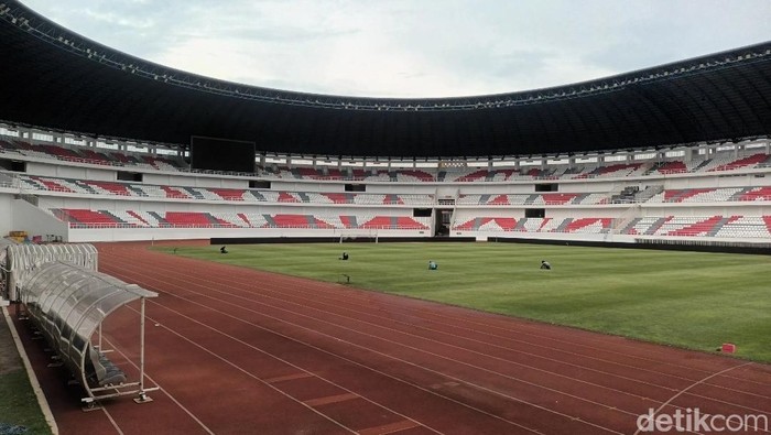 Penampakan terbaru Stadion Jatidiri Semarang usai direnovasi, Selasa (10/12/2024).
