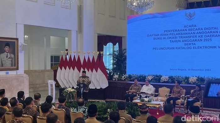 Presiden Prabowo Subianto (Eva Savitri/detikcom)