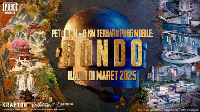 PUBG Mobile bakal semakin seru nih. Pasalnya mereka akan meluncurkan map baru bernama Rondo pada Maret 2025.