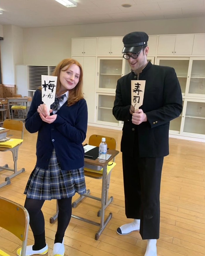 Turis menjadi siswa sehari di Jepang Turis menjadi siswa sehari di Jepang