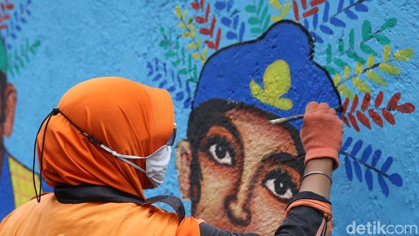 Mural Budaya Betawi Percantik Kota Jakarta
