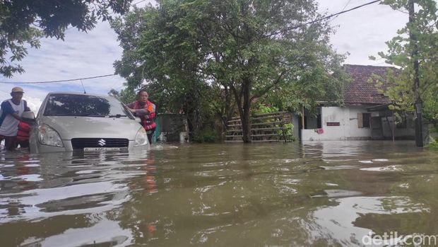 Banjir di Jombang.
