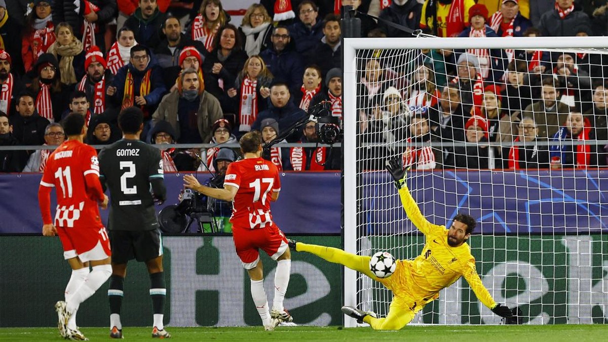 Babak I Girona vs Liverpool 0-0 (REUTERS/Albert Gea)