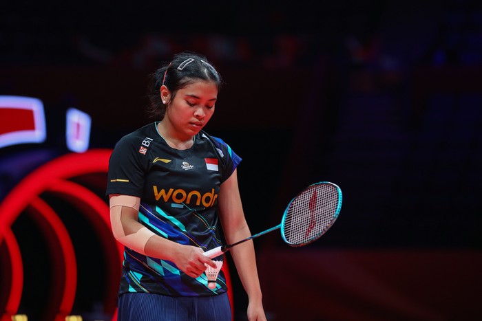 Gregoria Mariska Tunjung kecewa dengan penampilan dalam laga perdananya di BWF World Tour Finals 2024. Dia gagal mengembangkan permainan di sepanjang pertandingan hingga akhirnya kalah.