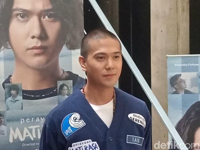 Iqbaal Ramadhan saat jumpa pers film Perayaan Mati Rasa