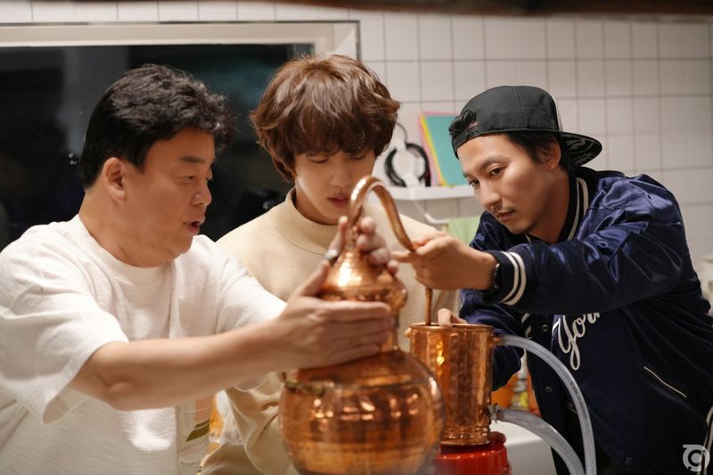 Jin BTS dan Baek Jong Won Jin BTS dan Baek Jong Won