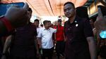 Momen JK Tinjau Lokasi Kebakaran Kemayoran