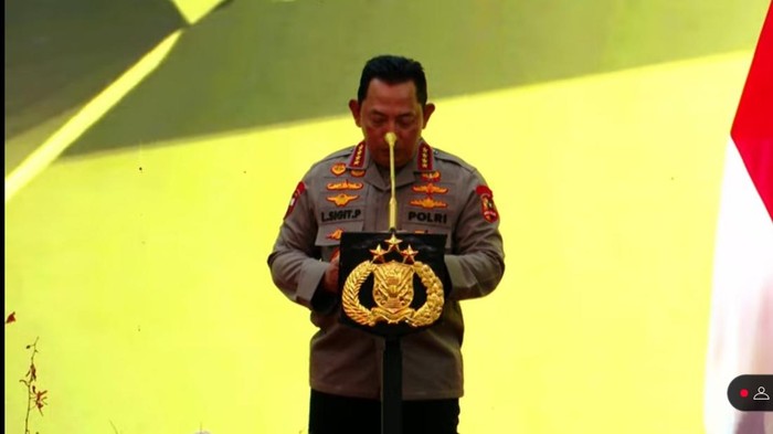 Kepala Kepolisian Negara Republik Indonesia (Kapolri) Jenderal Listyo Sigit Prabowo di Akpol Semarang, Rabu (11/12/2024).