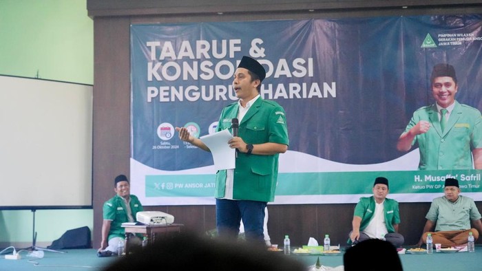 Ketua PW GP Ansor Jawa Timur Musaffa Safril