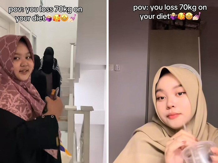 Kisah wanita yang menurunkan berat badannya dari 140 kg menjadi 70 kg melalui operasi batriatrik. Postingan tersebut langsung viral.