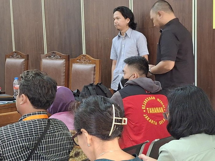 Mario Dandy jalani sidang kasus pencabulan (Taufiq/detikcom)
