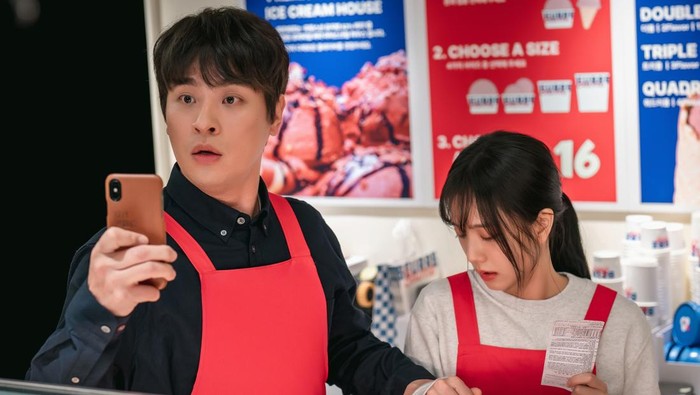 Adegan dalam drama Korea Newtopia. Tayang di Prime Video 7 Februari 2025.