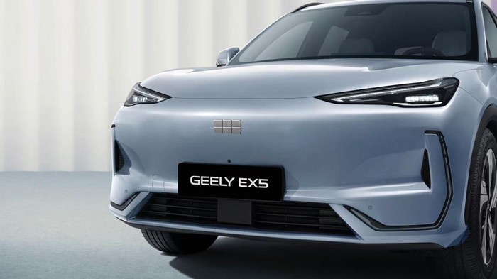 Penampakan Mobil EX5, Jagoan Geely Comeback ke Indonesia Produsen mobil asal China akan comeback ke Indonesia. Mobil listrik EX5 yang menjadi jagoannya, berikut penampakannya.