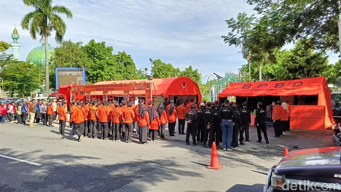 Posko Siaga Darurat Bencana Hidrometeorologi di Pamekasan.
