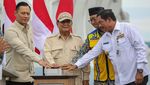 Momen Presiden Prabowo Resmikan Jalan Layang Arteri Madukoro Semarang
