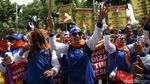 Ratusan Pensiunan Geruduk Kementerian BUMN