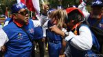 Ratusan Pensiunan Geruduk Kementerian BUMN