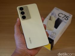 Wujud Realme C75, HP Rp 2 Jutaan Tahan Air