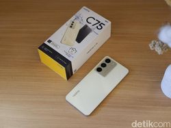 Wujud Realme C75, HP Rp 2 Jutaan Tahan Air