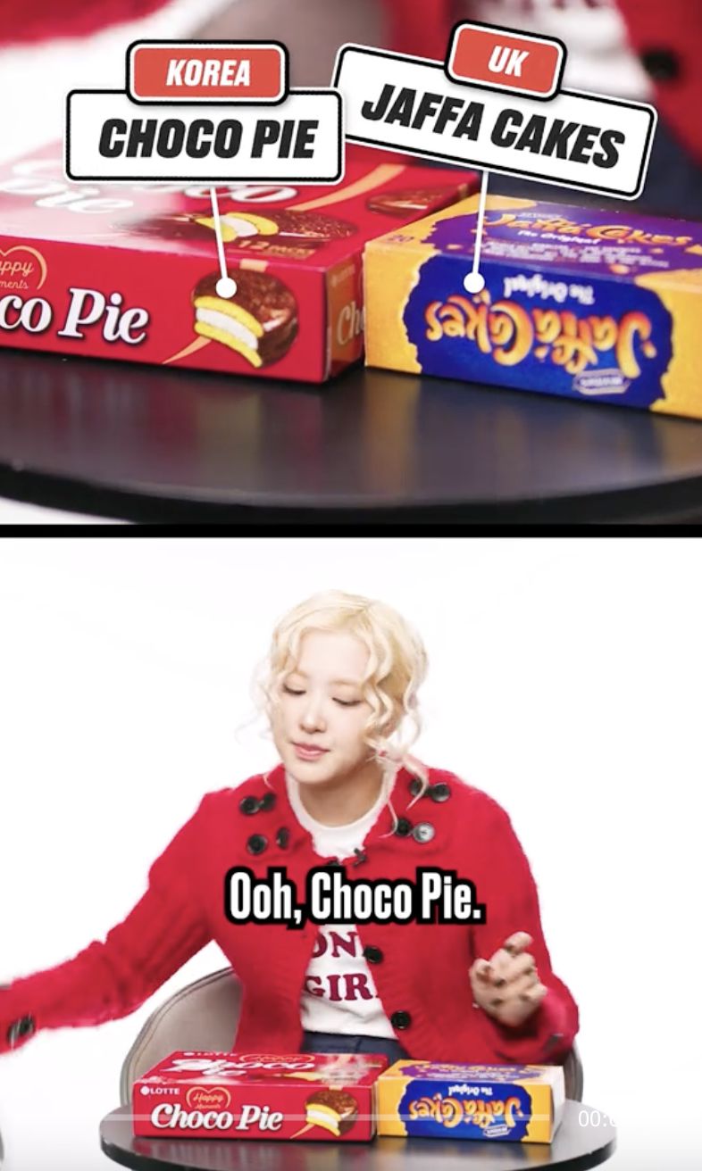 Rose BLACKPINK Cicip 4 Snack Korea vs Inggris, Lebih Suka Mana?