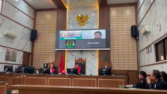 Sidang vonis Meita bos daycare di PN Depok (Devi/detikcom)