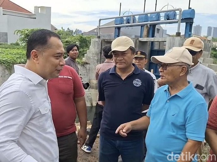 Walkot Eri Sidak Tanggul Jebol di Simohilir, Perbaikan Ditarget Tuntas 3 Hari