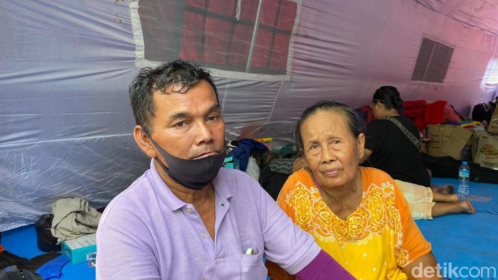 Wartono, korban kebakaran Kemayoran, Jakarta Pusat. (Joakhim Tharob/detikcom)